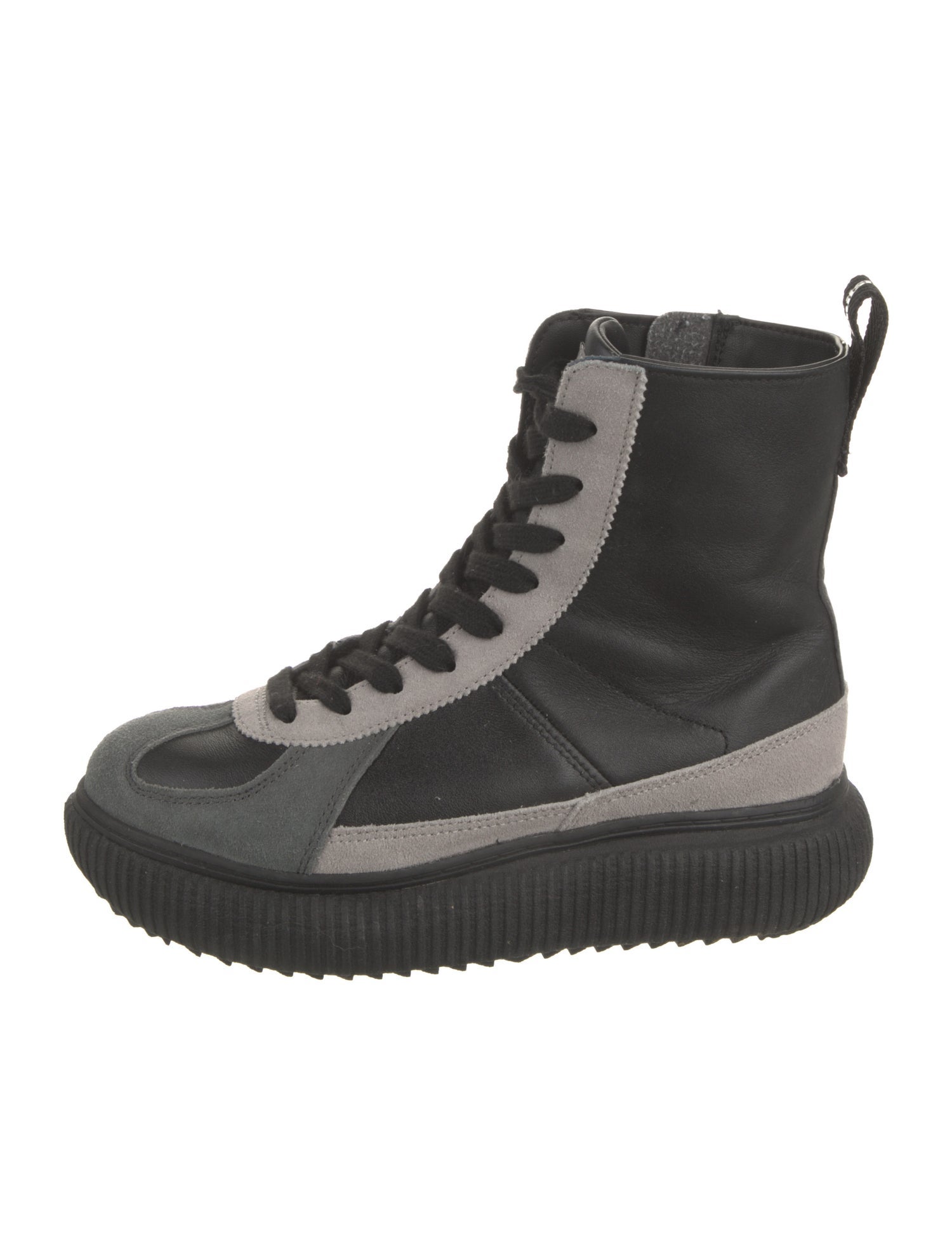 Onitsuka Tiger Leather Printed Combat Boots