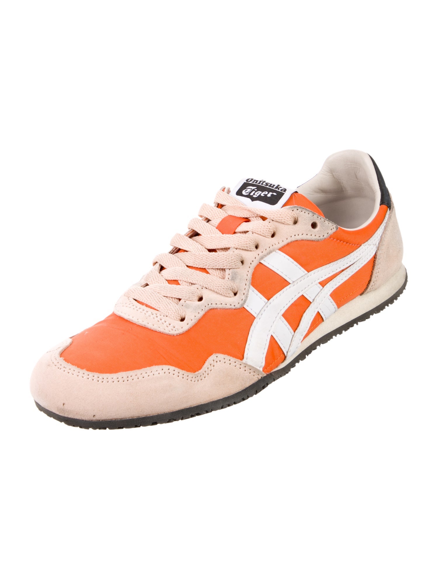 Onitsuka Tiger Nylon Colorblock Pattern Athletic Sneakers