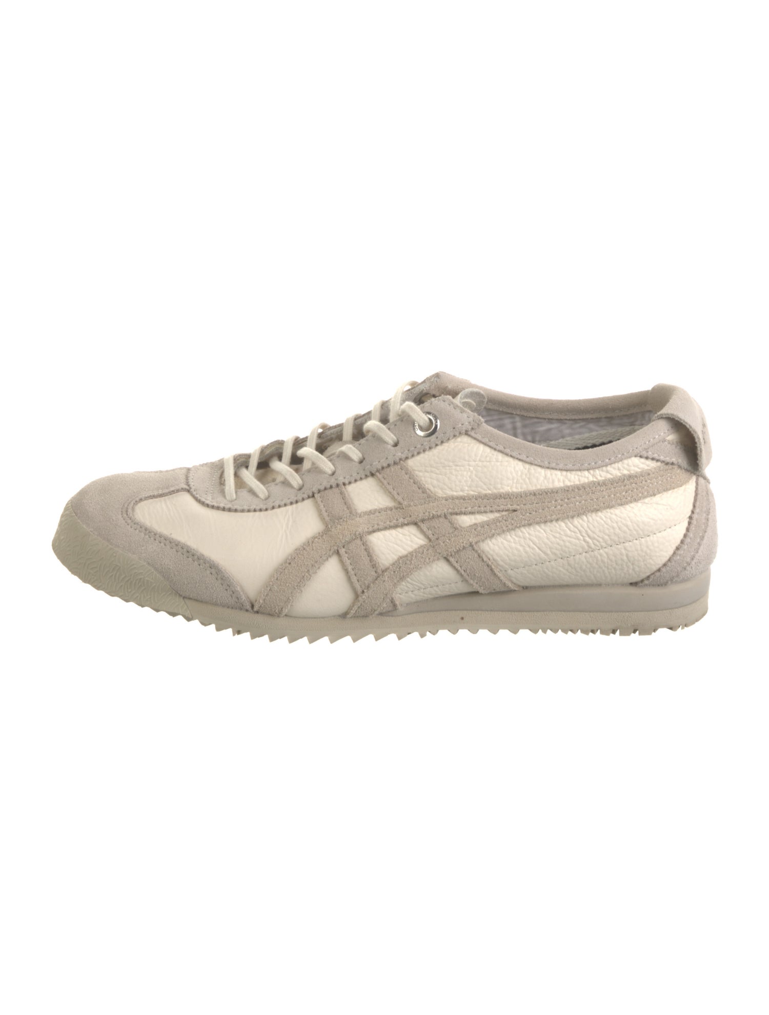 Onitsuka Tiger Leather Colorblock Pattern Sneakers