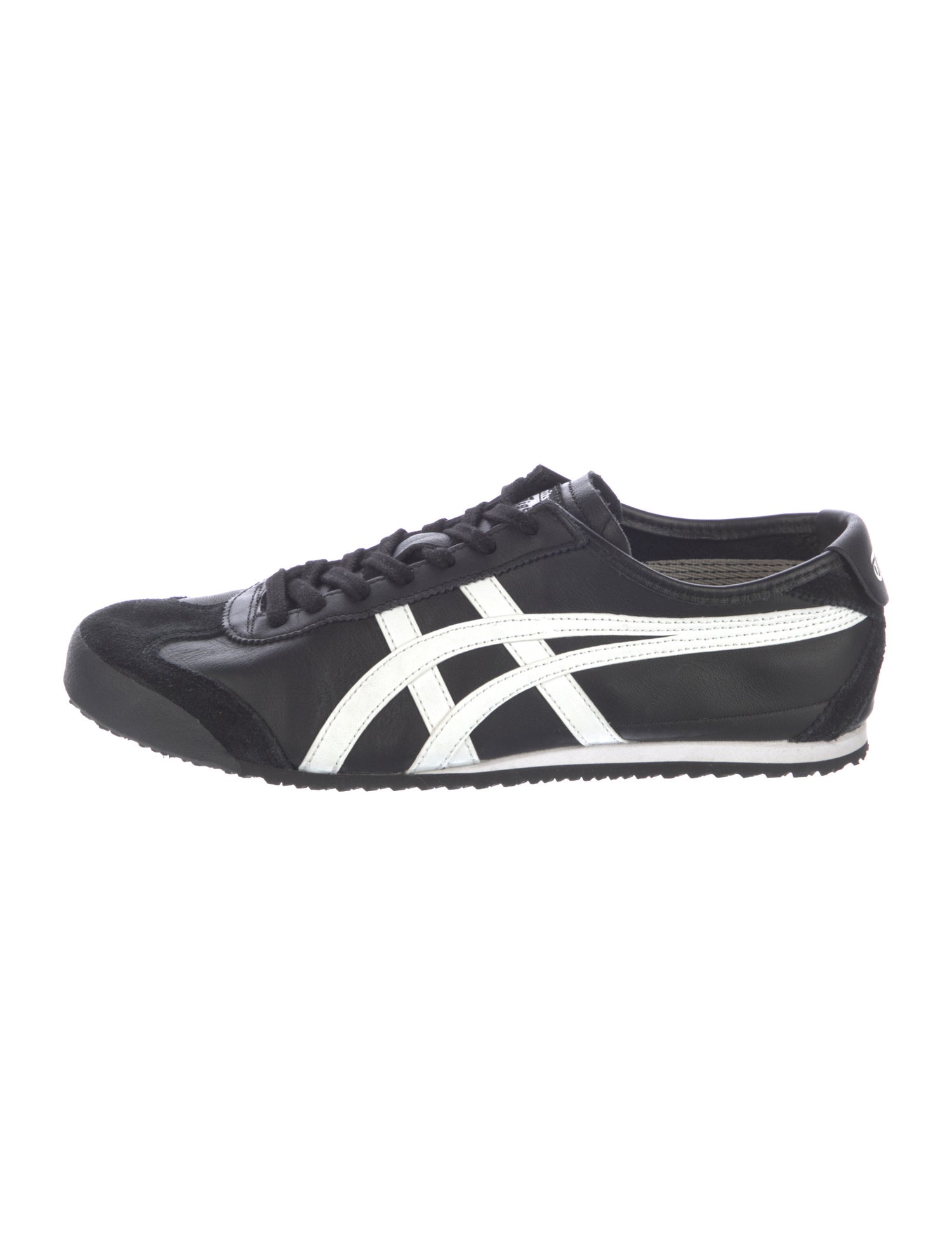 Onitsuka Tiger Leather Graphic Print Sneakers