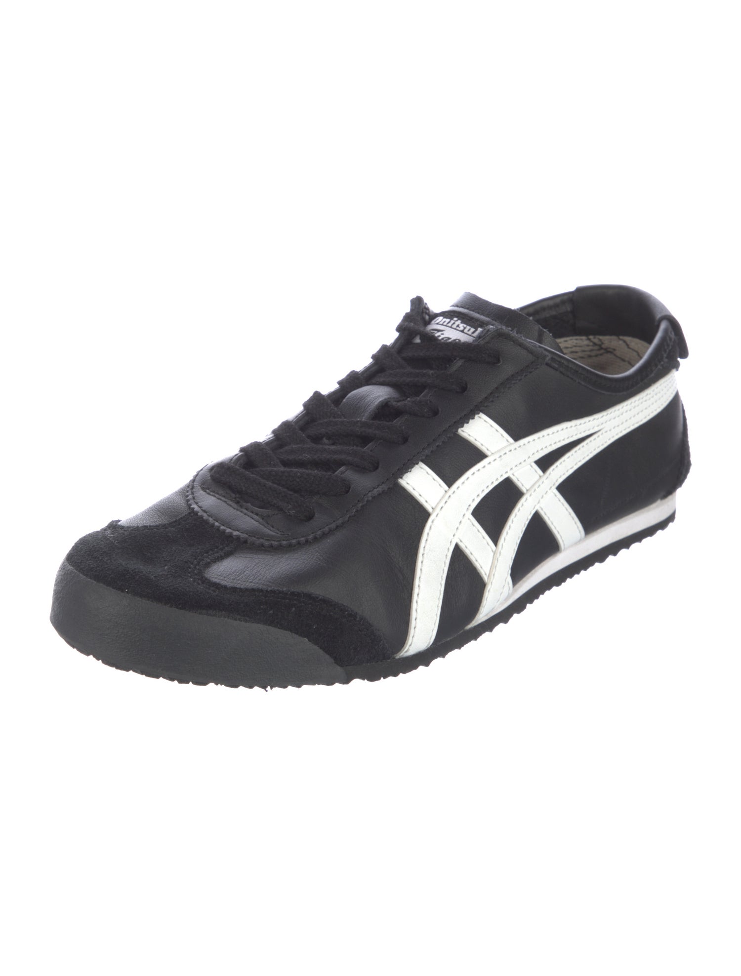 Onitsuka Tiger Leather Graphic Print Sneakers