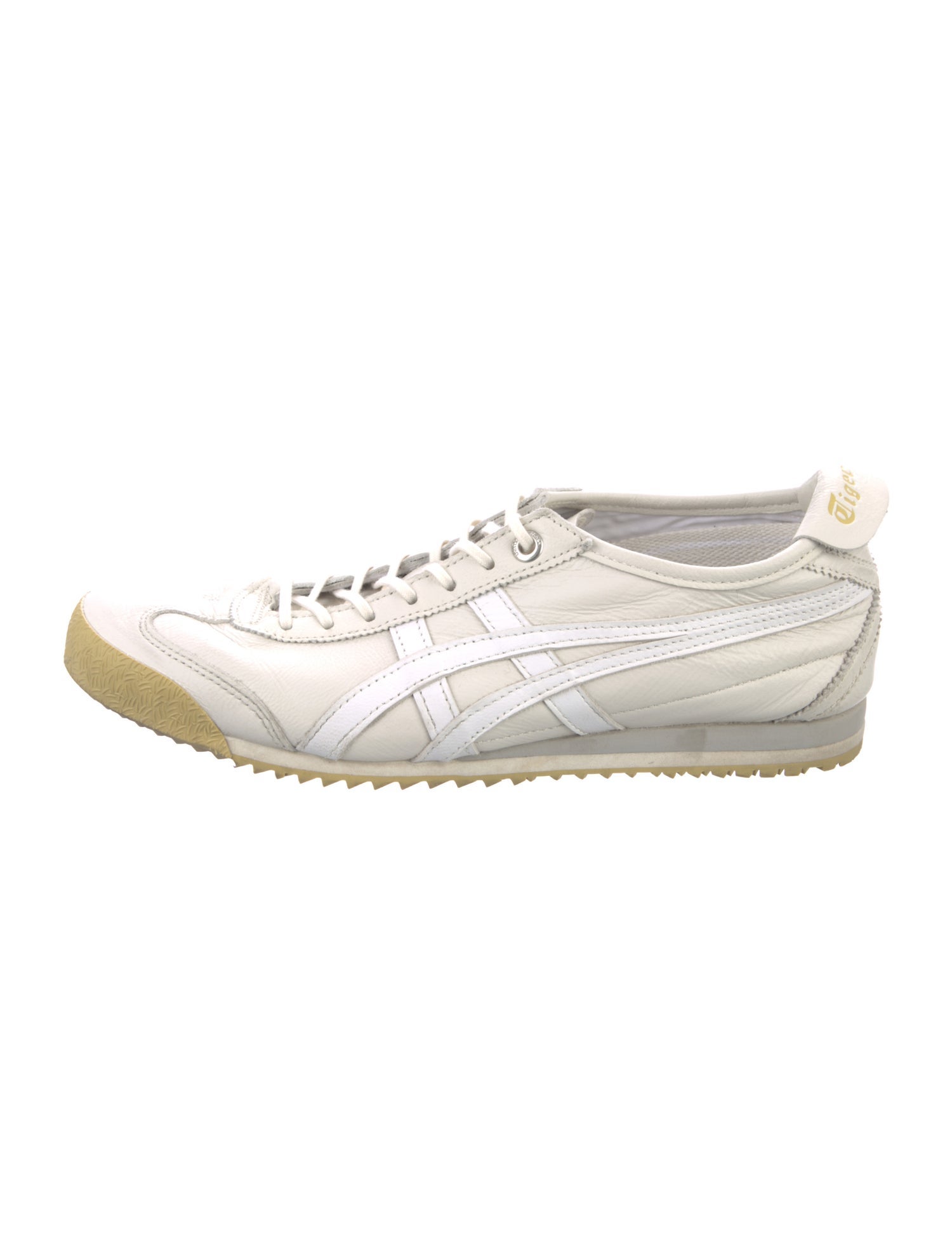 Onitsuka Tiger Leather Colorblock Pattern Oxfords