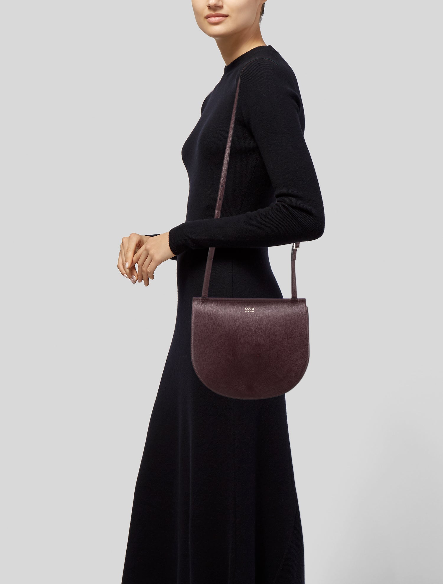 OAD New York Leather Messenger Bag