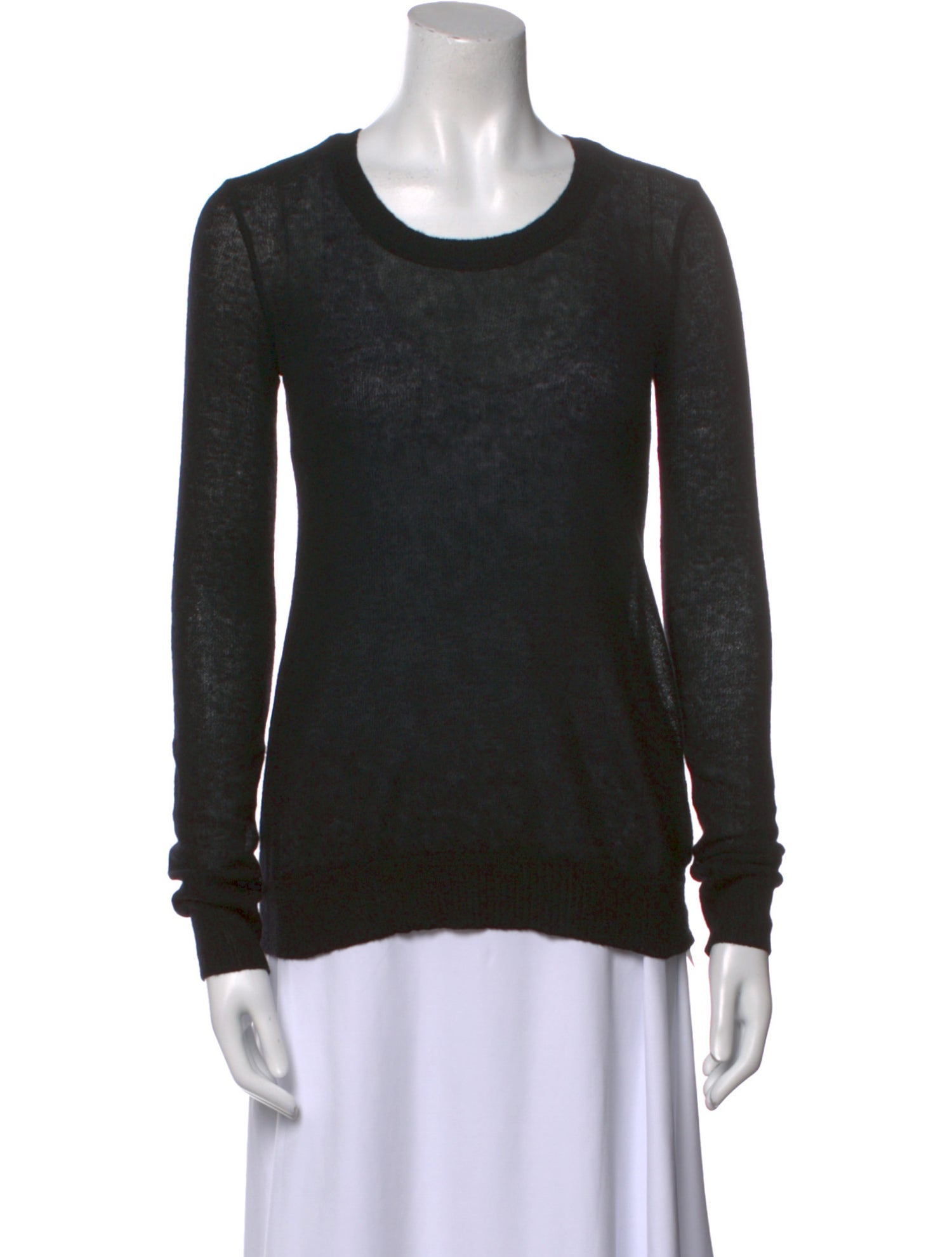 private0204 Cashmere Scoop Neck Sweater