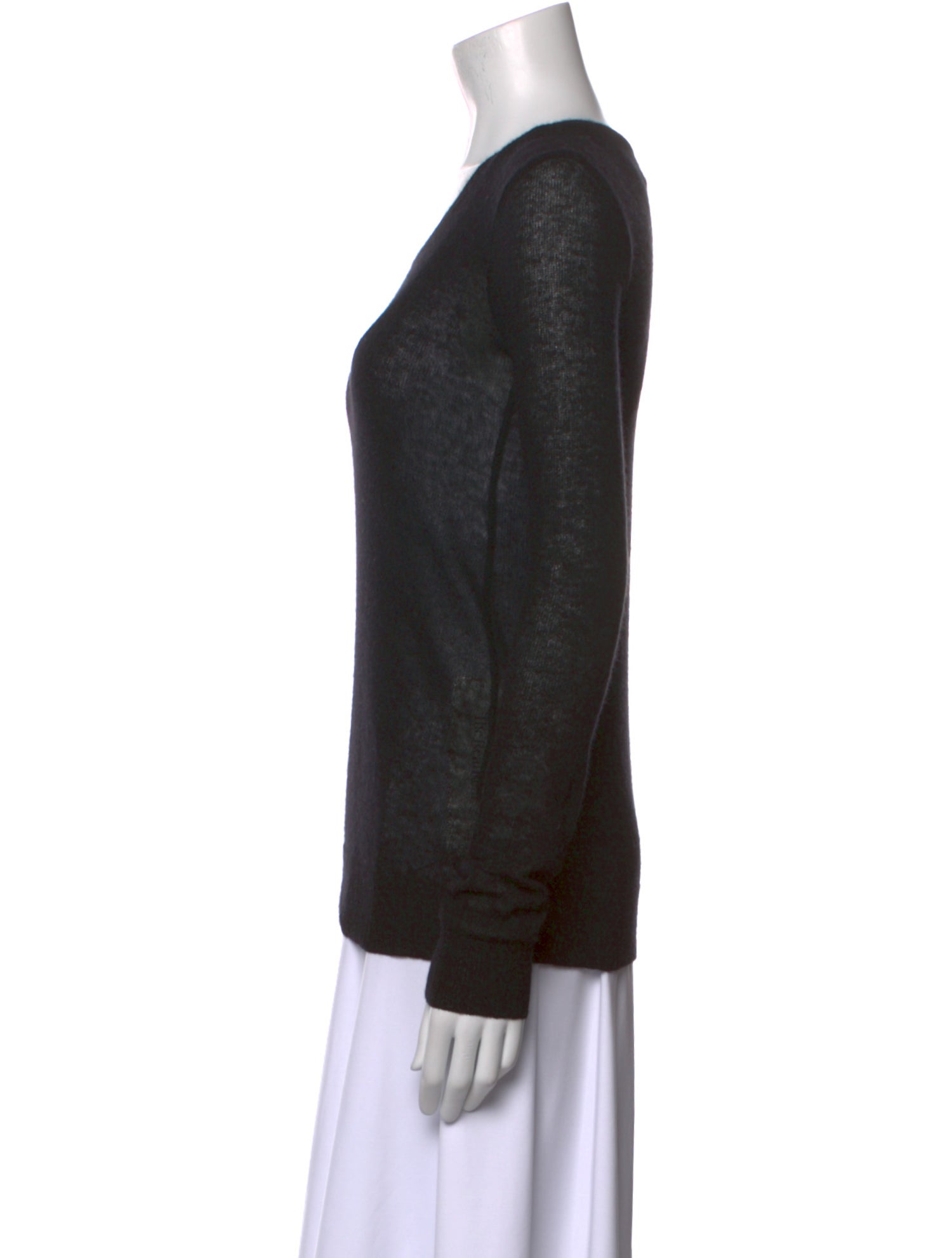 private0204 Cashmere Scoop Neck Sweater