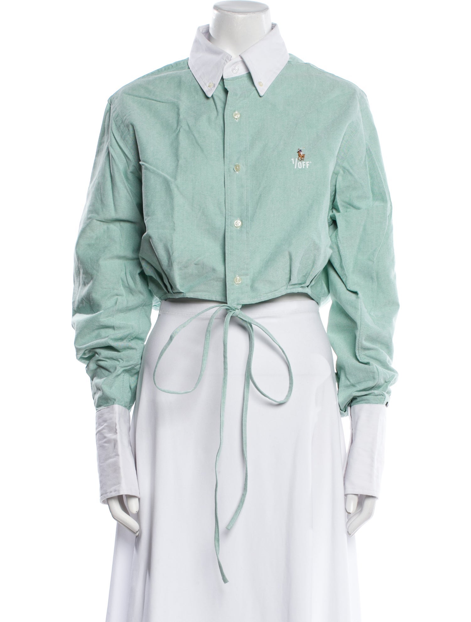 1/OFF Long Sleeve Button-Up Top