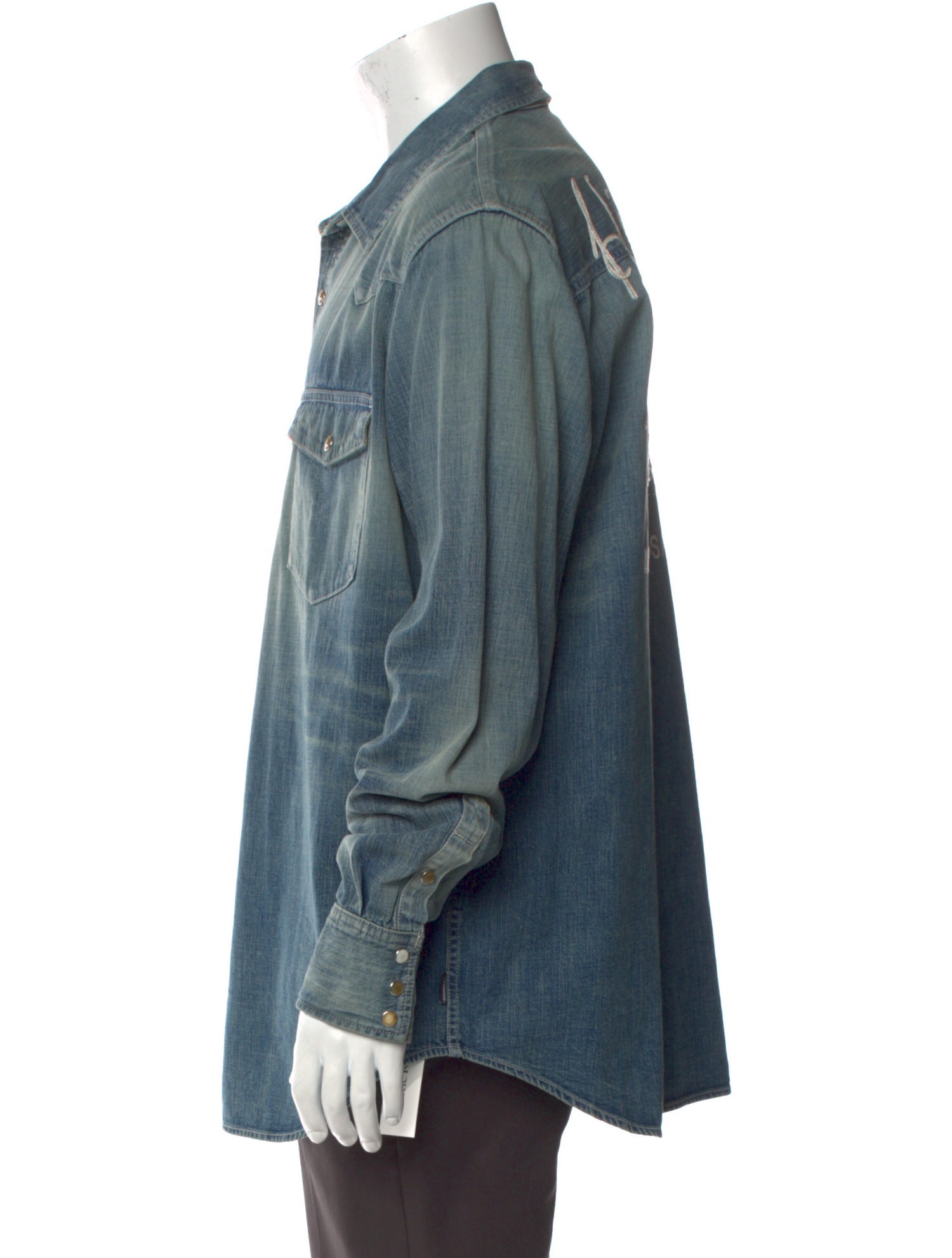 One Of These Days Long Sleeve Denim Shirt w/ Tags