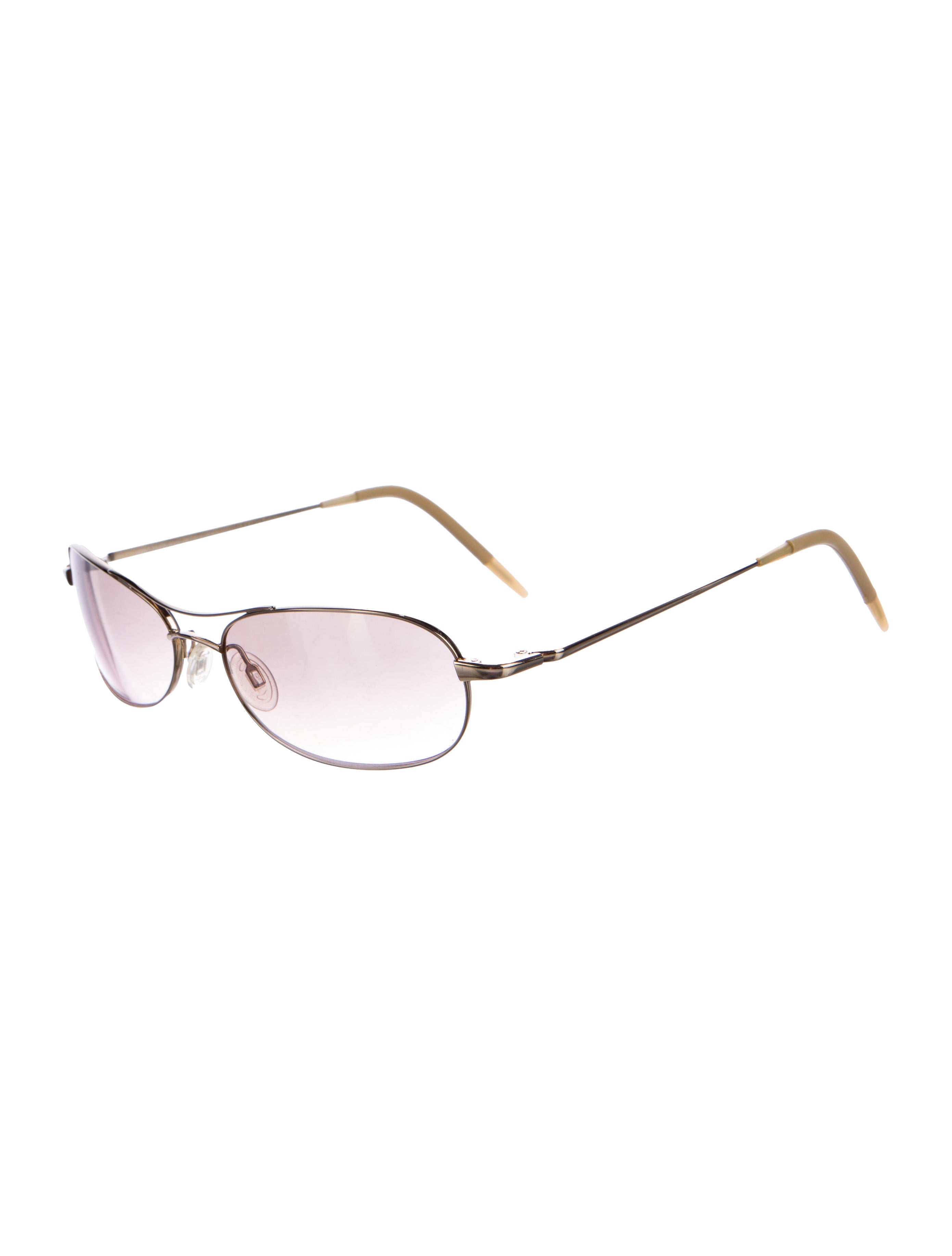 Oliver Peoples Speedster Tinted Sunglasses - Gold Sunglasses 