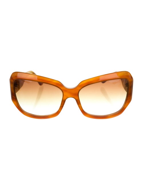 Oliver Peoples Athena Acetate Sunglasses Brown