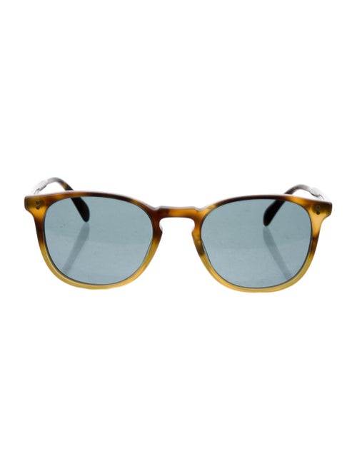 Oliver Peoples Round Tortoiseshell Sunglasses brow