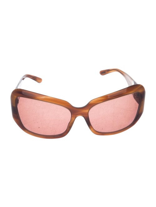 Oliver Peoples Athena Square Sunglasses Brown