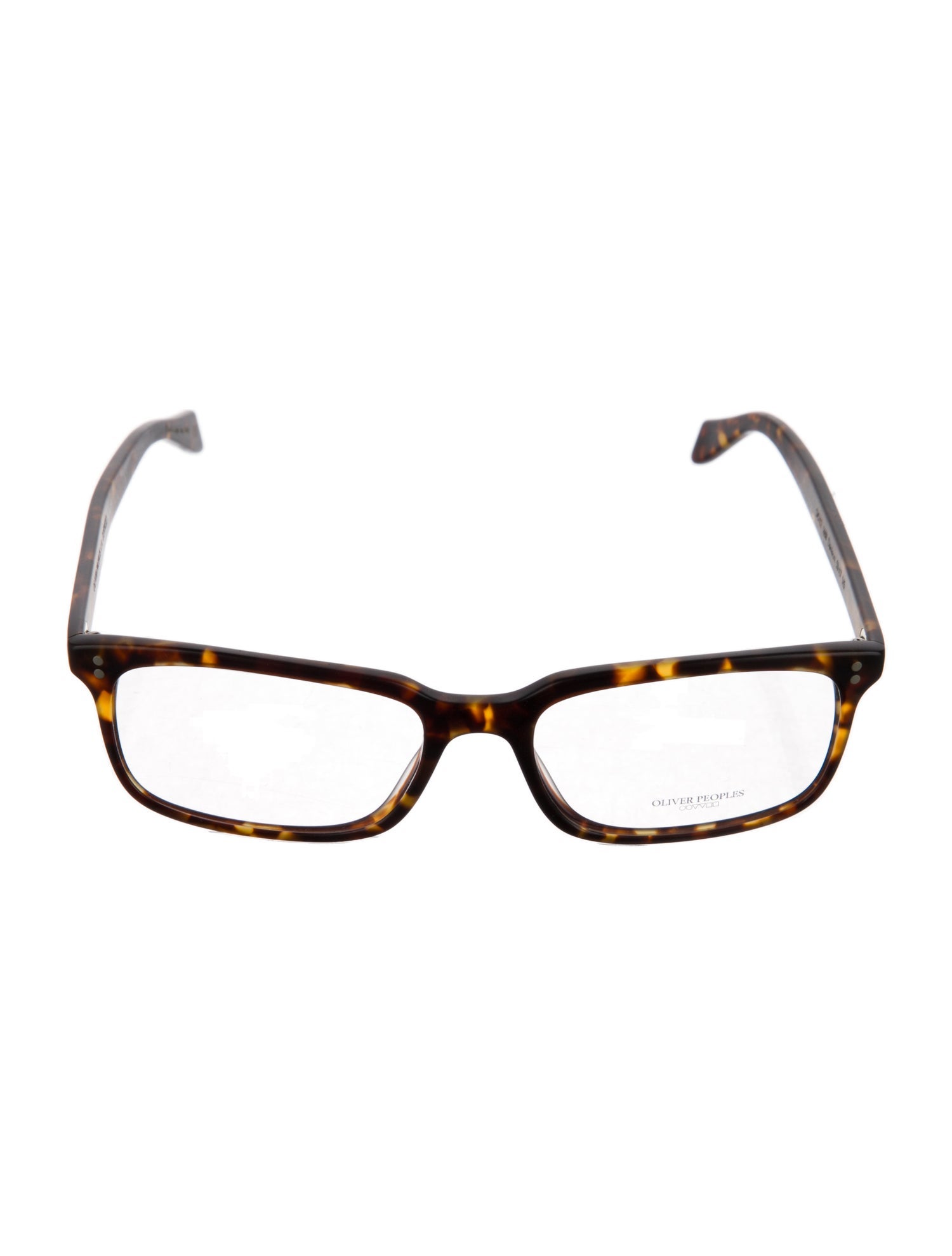 Oliver Peoples Square Eyeglasses Brown Eyeglasses, Accessories