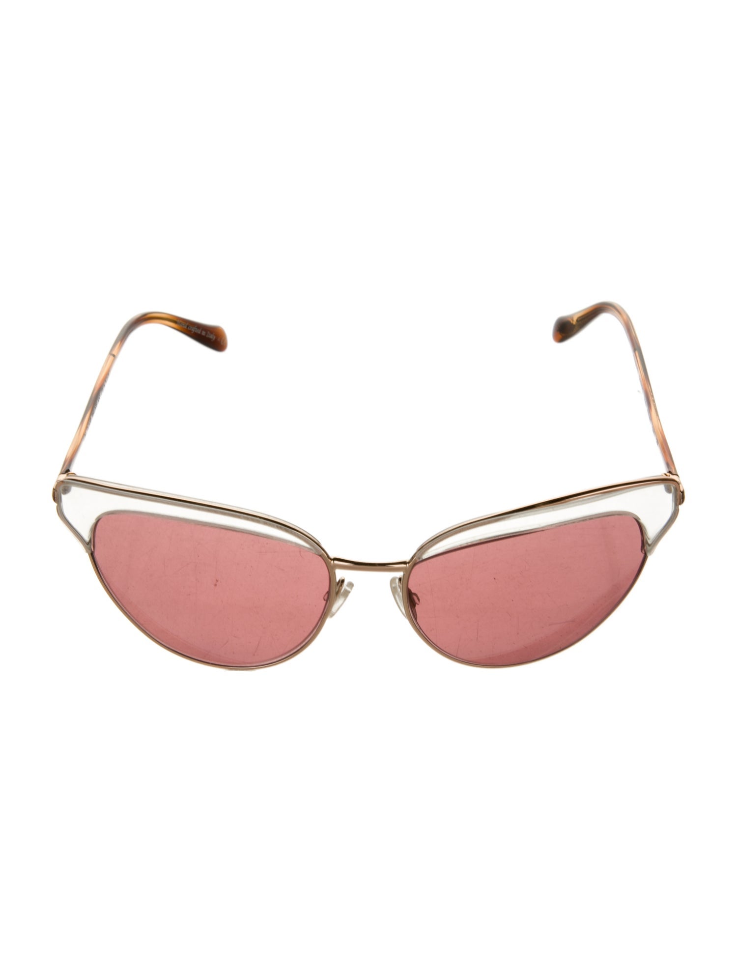 Oliver Peoples Cat-Eye Tinted Sunglasses