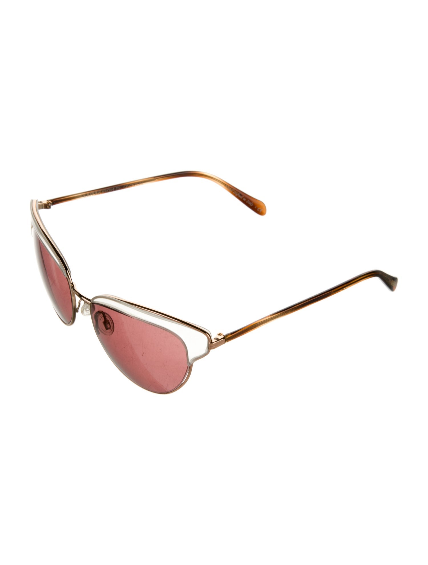 Oliver Peoples Cat-Eye Tinted Sunglasses