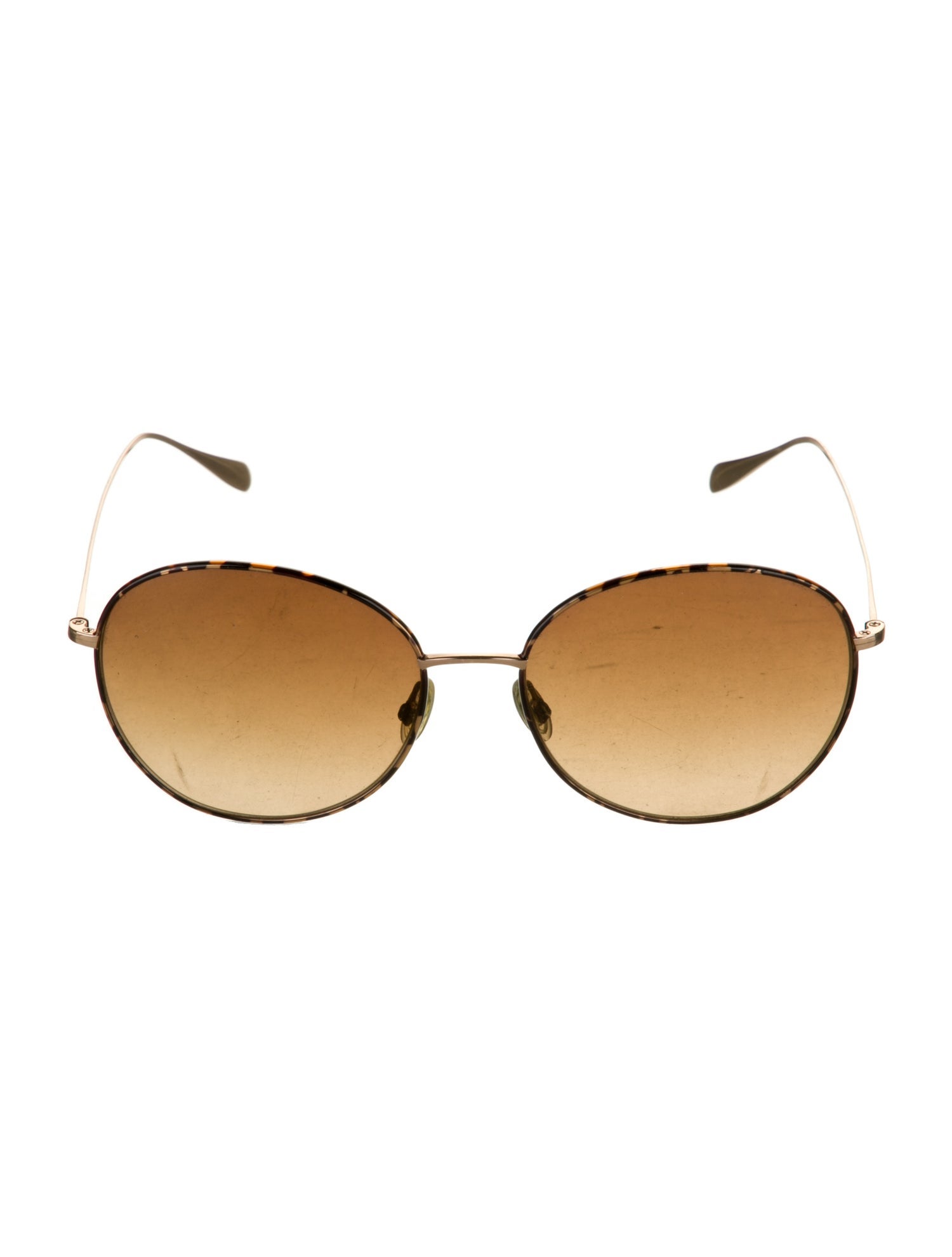 Oliver Peoples Round Tinted Sunglasses