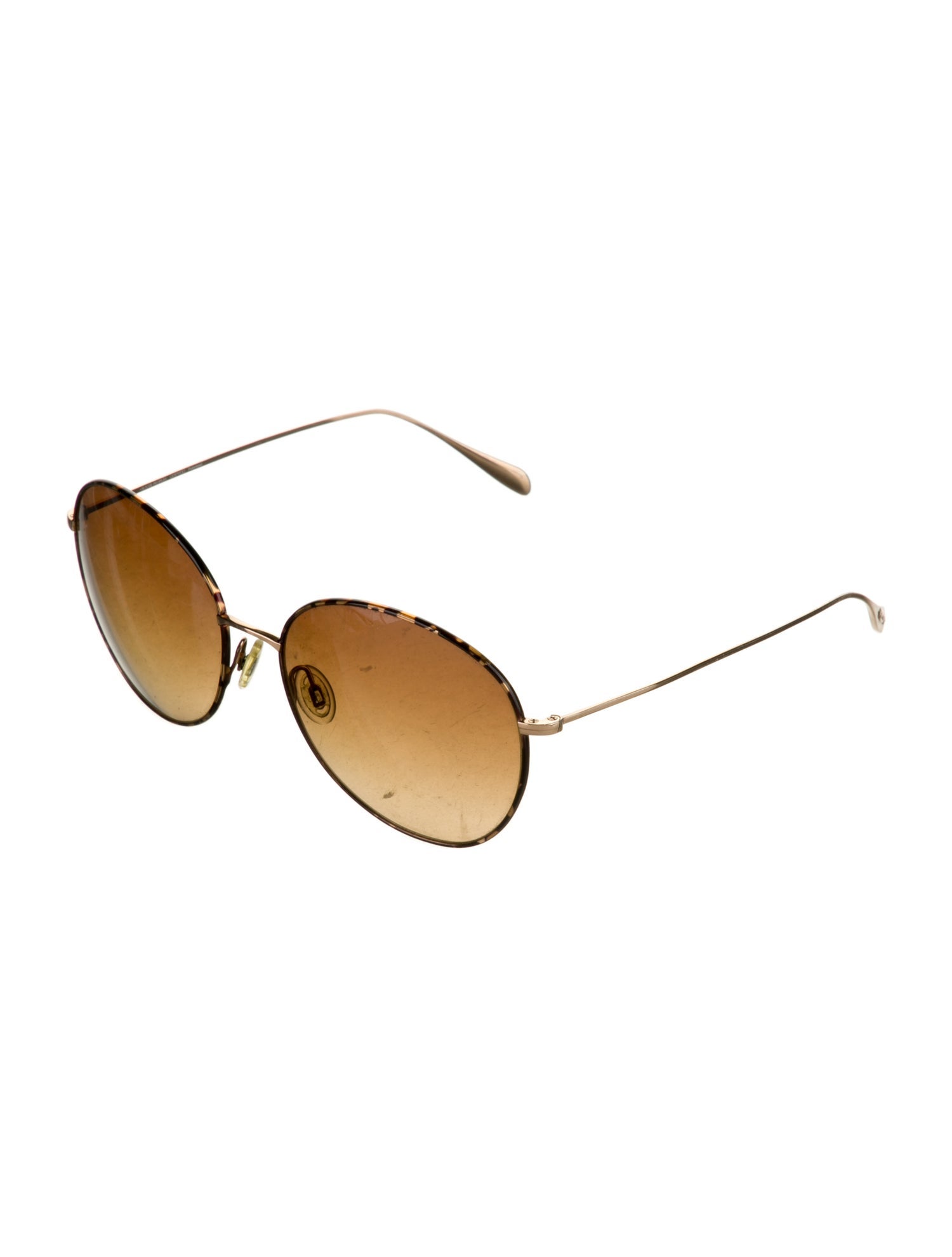 Oliver Peoples Round Tinted Sunglasses