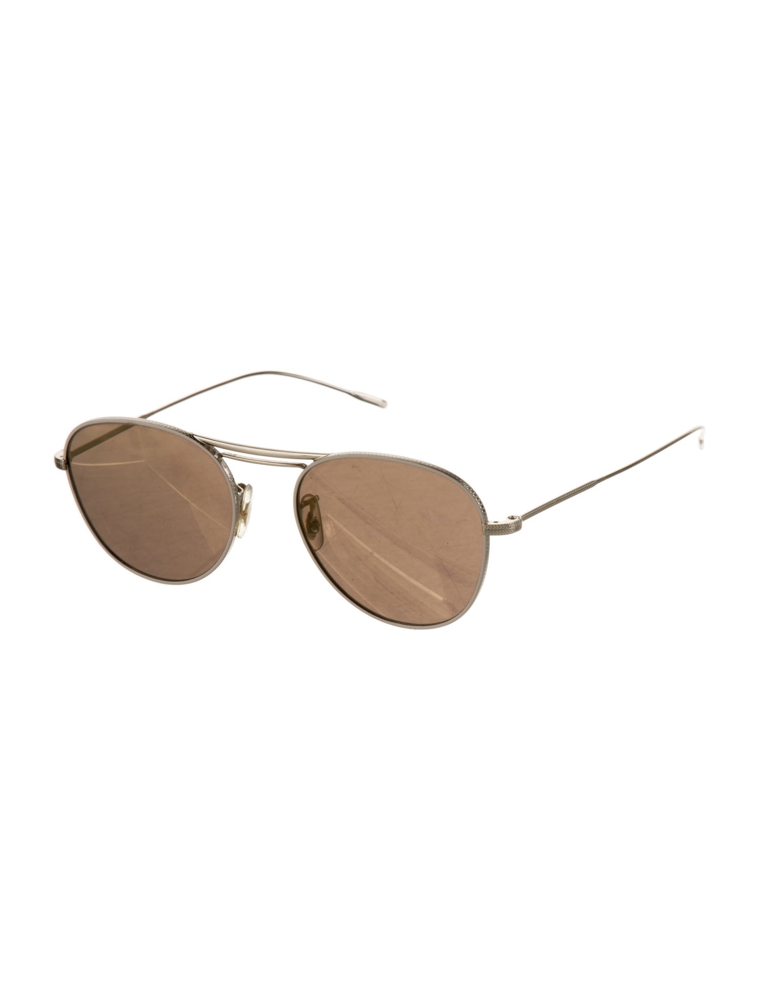 Oliver Peoples Aviator Tinted Sunglasses