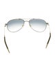 Oliver Peoples Aviator Gradient Sunglasses