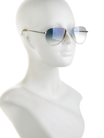 Oliver Peoples Aviator Gradient Sunglasses