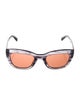 Oliver Peoples Wayfarer Tinted Sunglasses