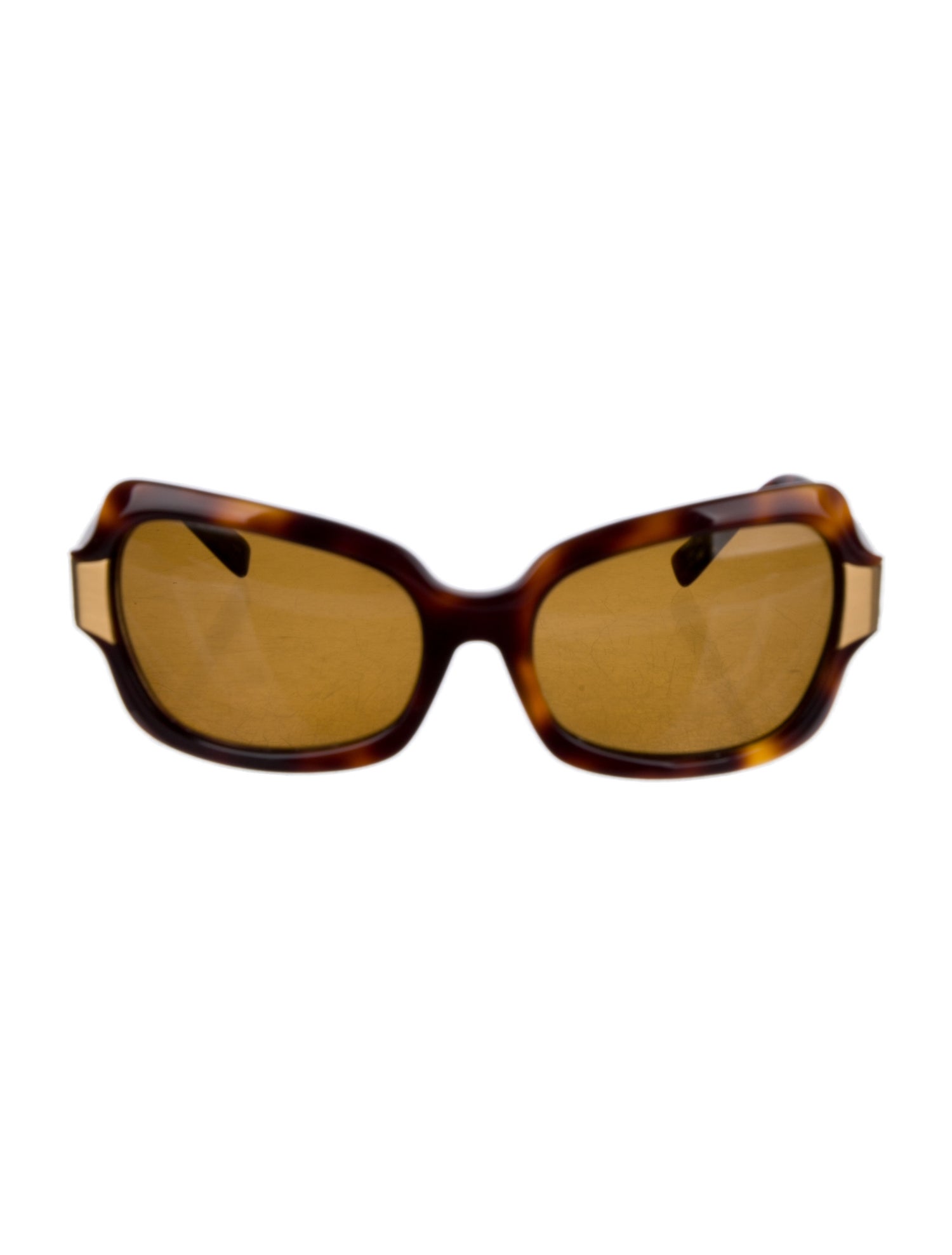Oliver Peoples Square Tinted Sunglasses