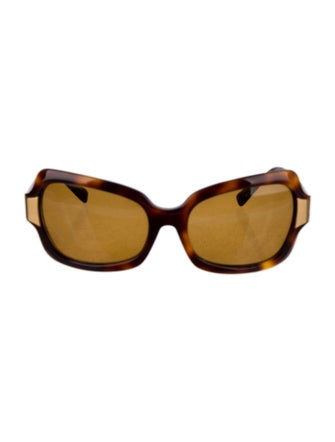 Oliver Peoples Square Tinted Sunglasses