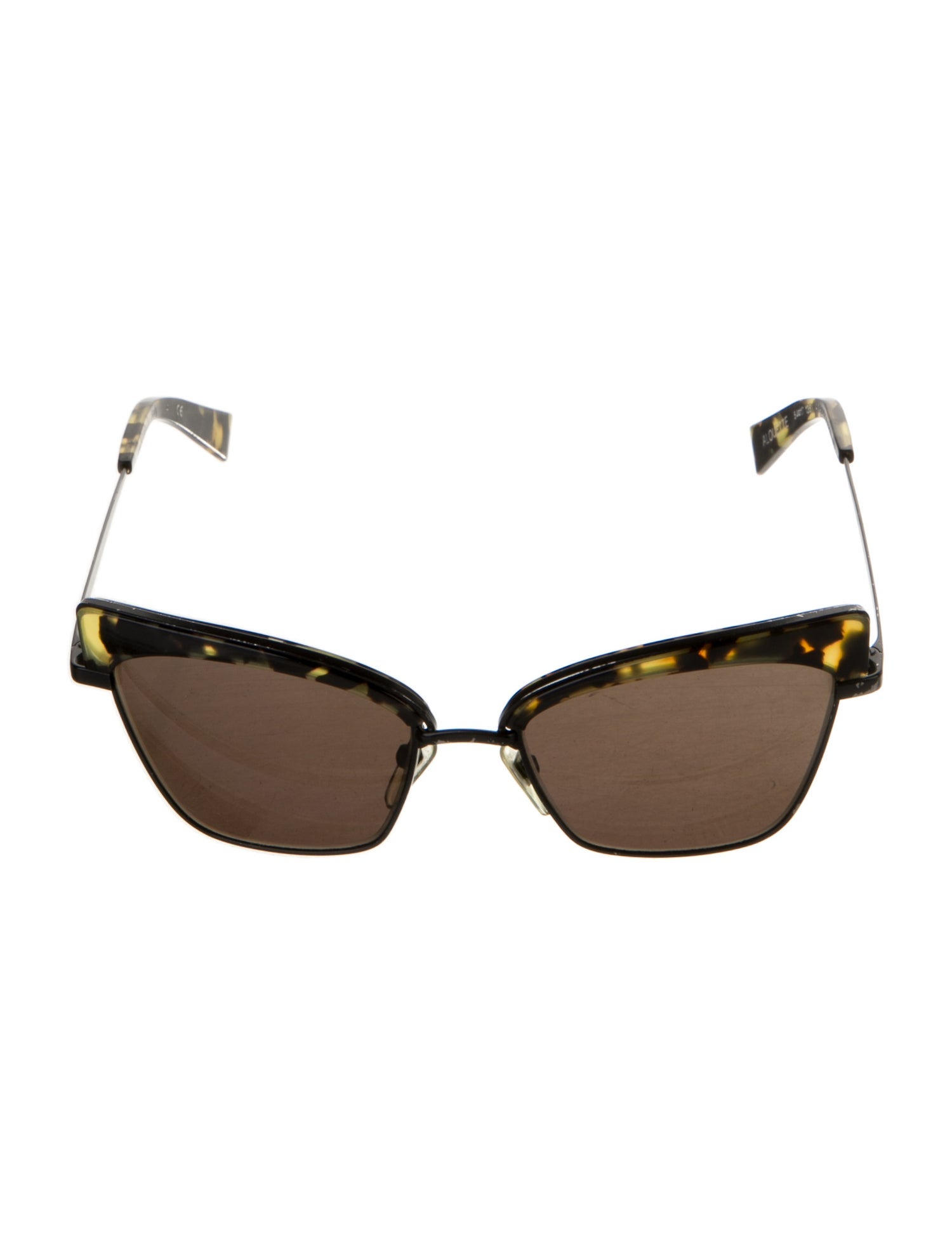 Oliver Peoples Square Tinted Sunglasses