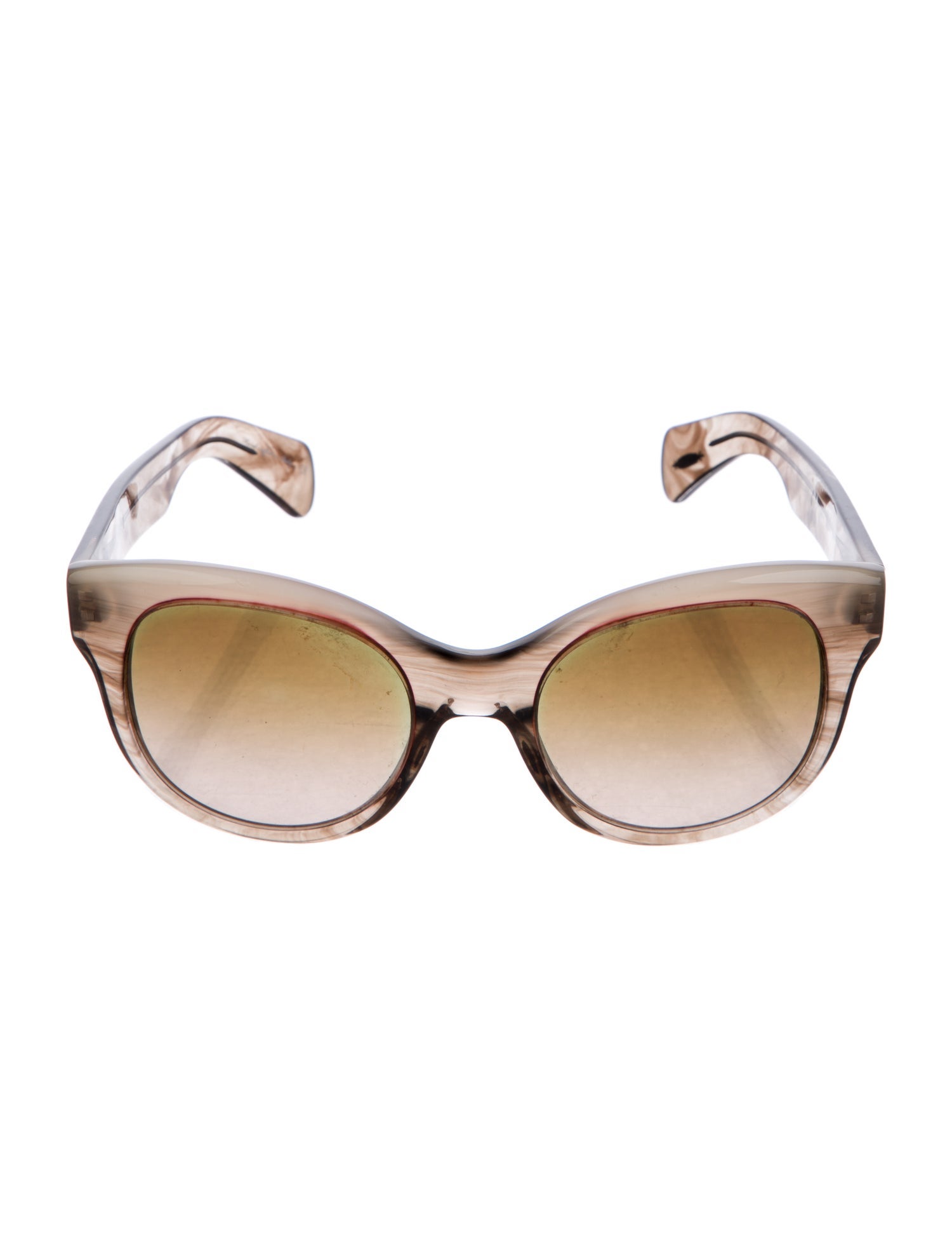 Oliver Peoples Wayfarer Tinted Sunglasses