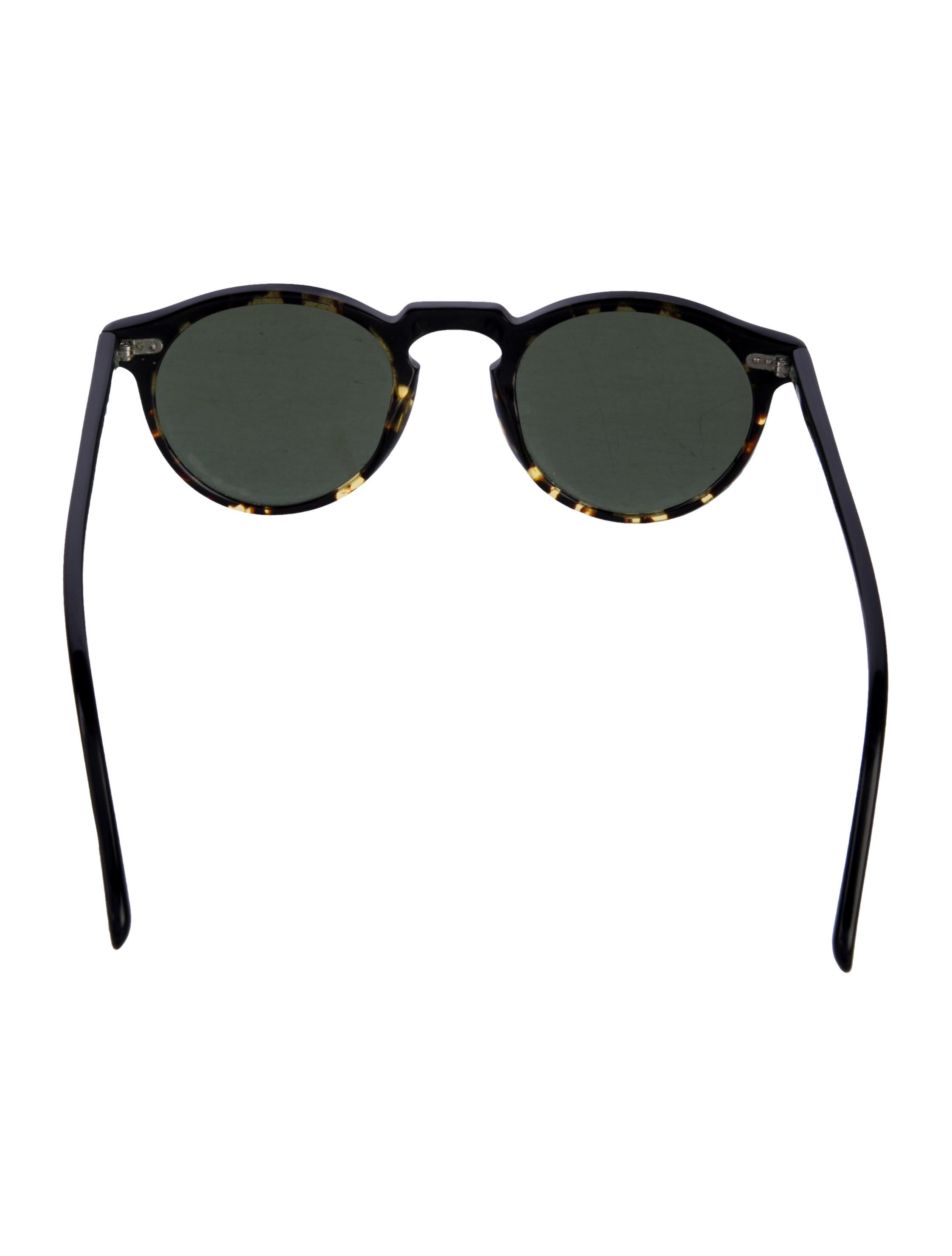 Oliver Peoples Round Mirrored Sunglasses