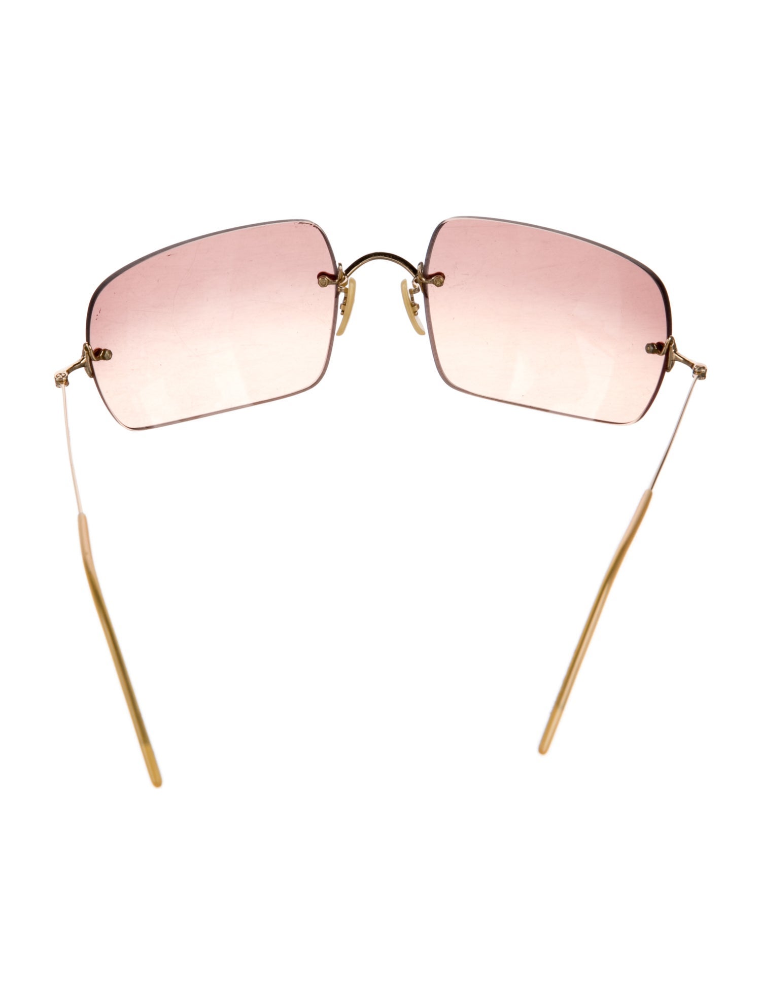 Oliver Peoples Square Tinted Sunglasses