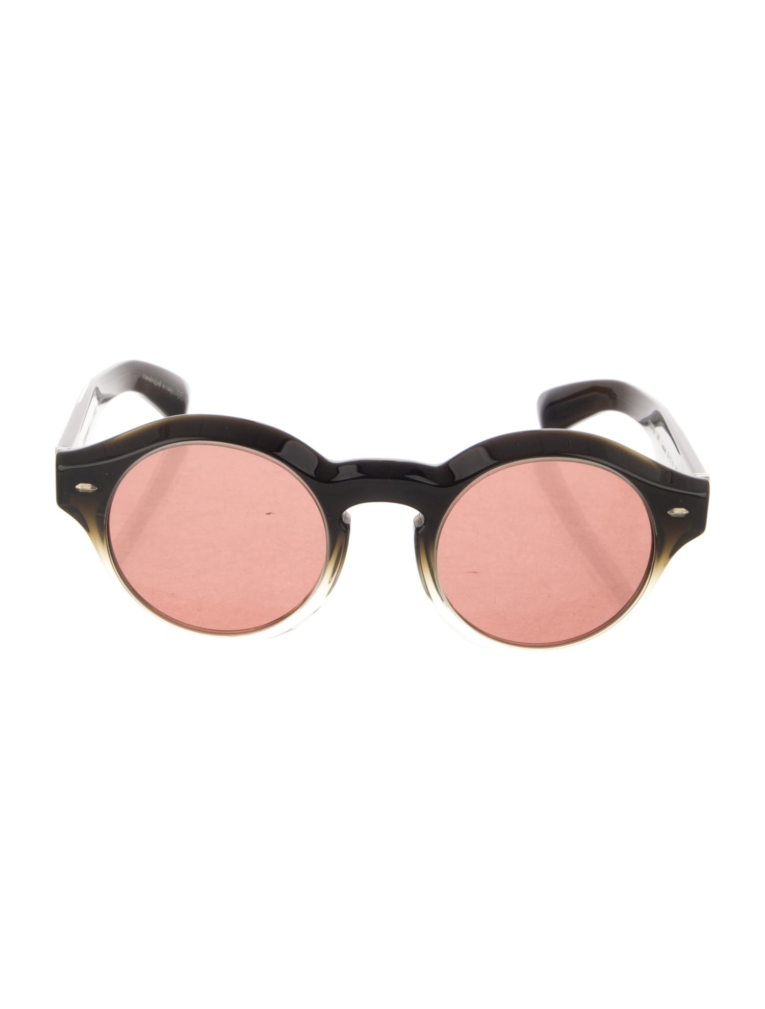 Oliver Peoples Round Tinted Sunglasses