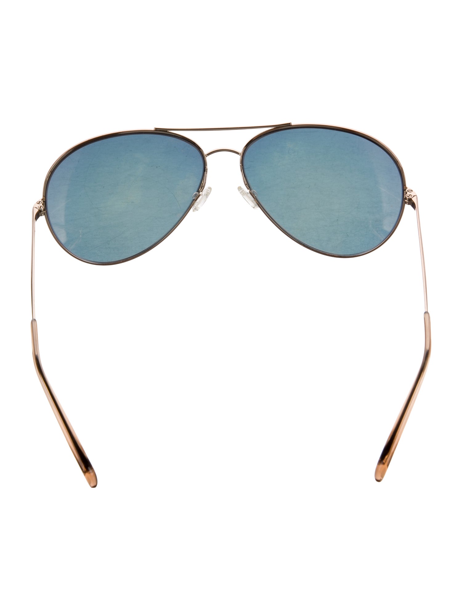 Oliver Peoples Aviator Mirrored Sunglasses