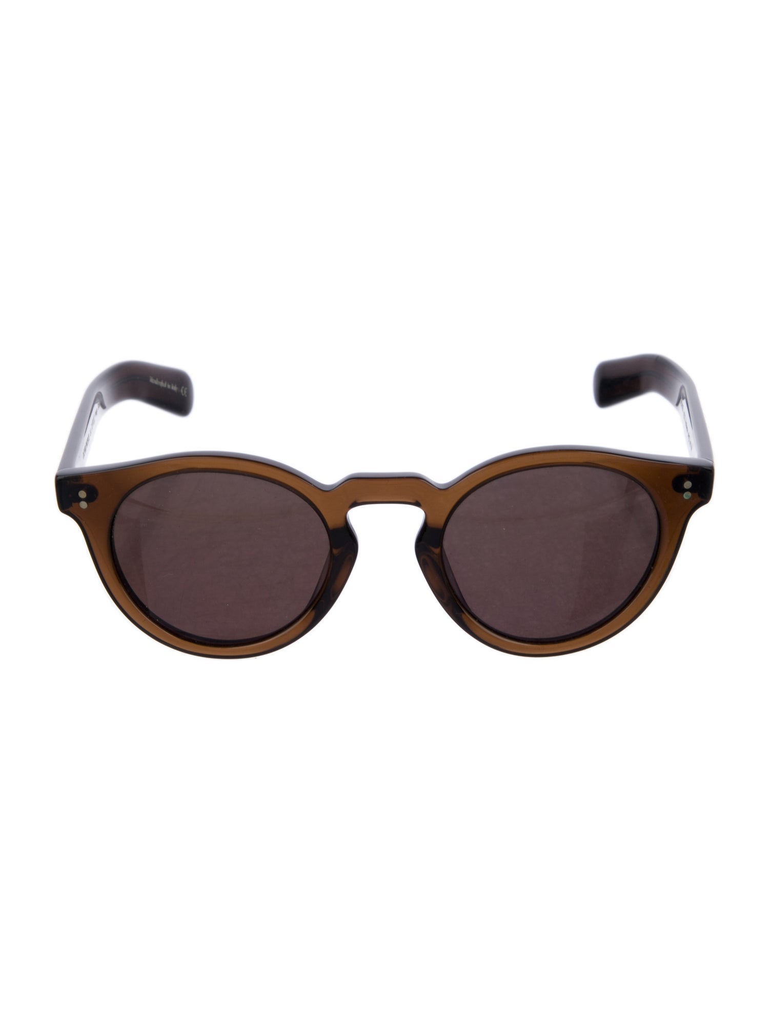 Oliver Peoples Round Tinted Sunglasses