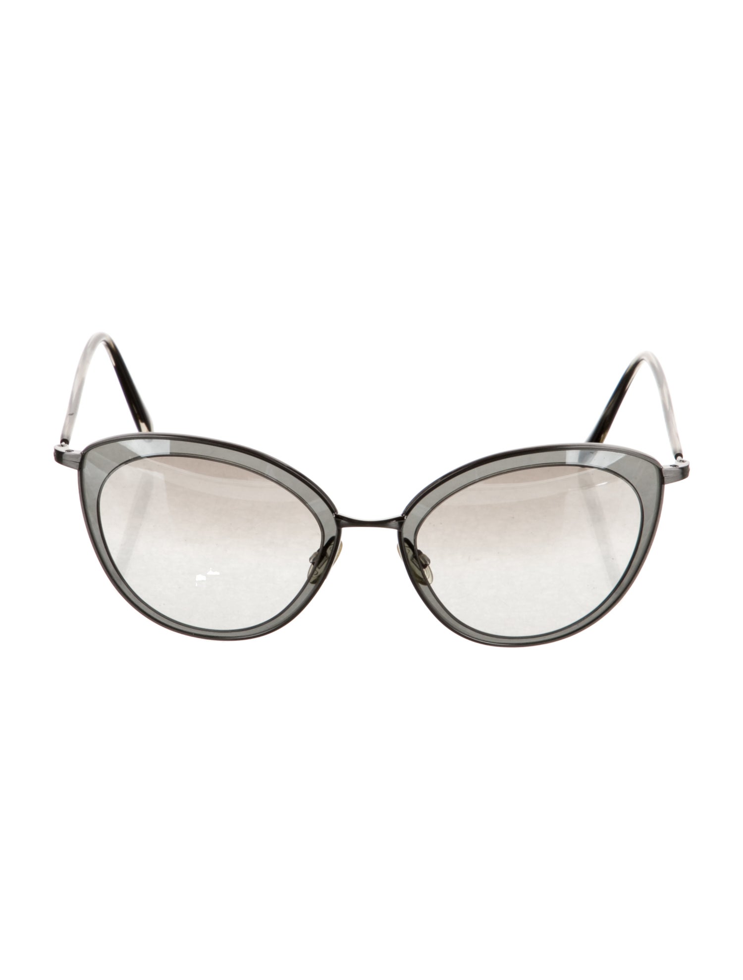 Oliver Peoples Round Mirrored Sunglasses