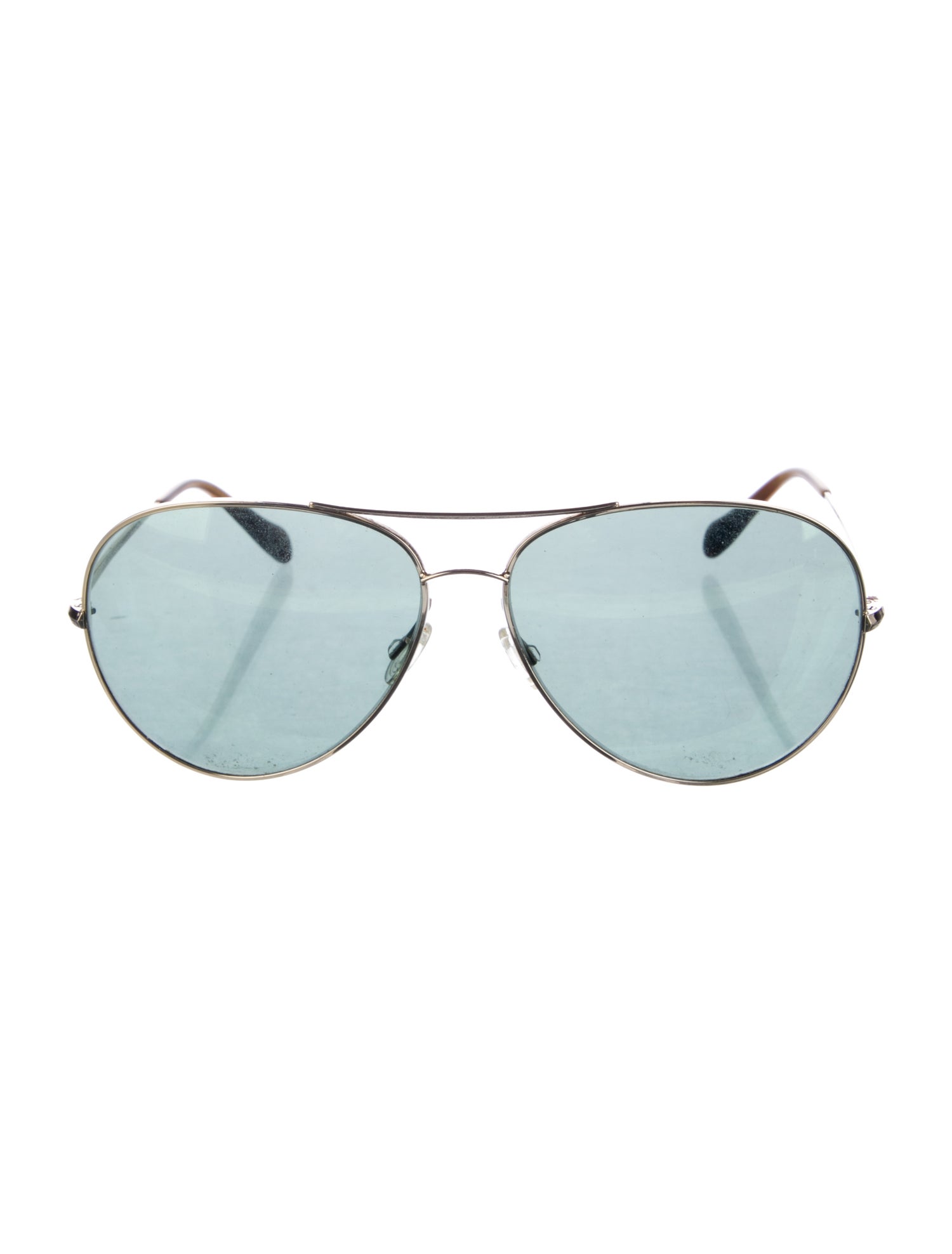 Oliver Peoples Aviator Mirrored Sunglasses