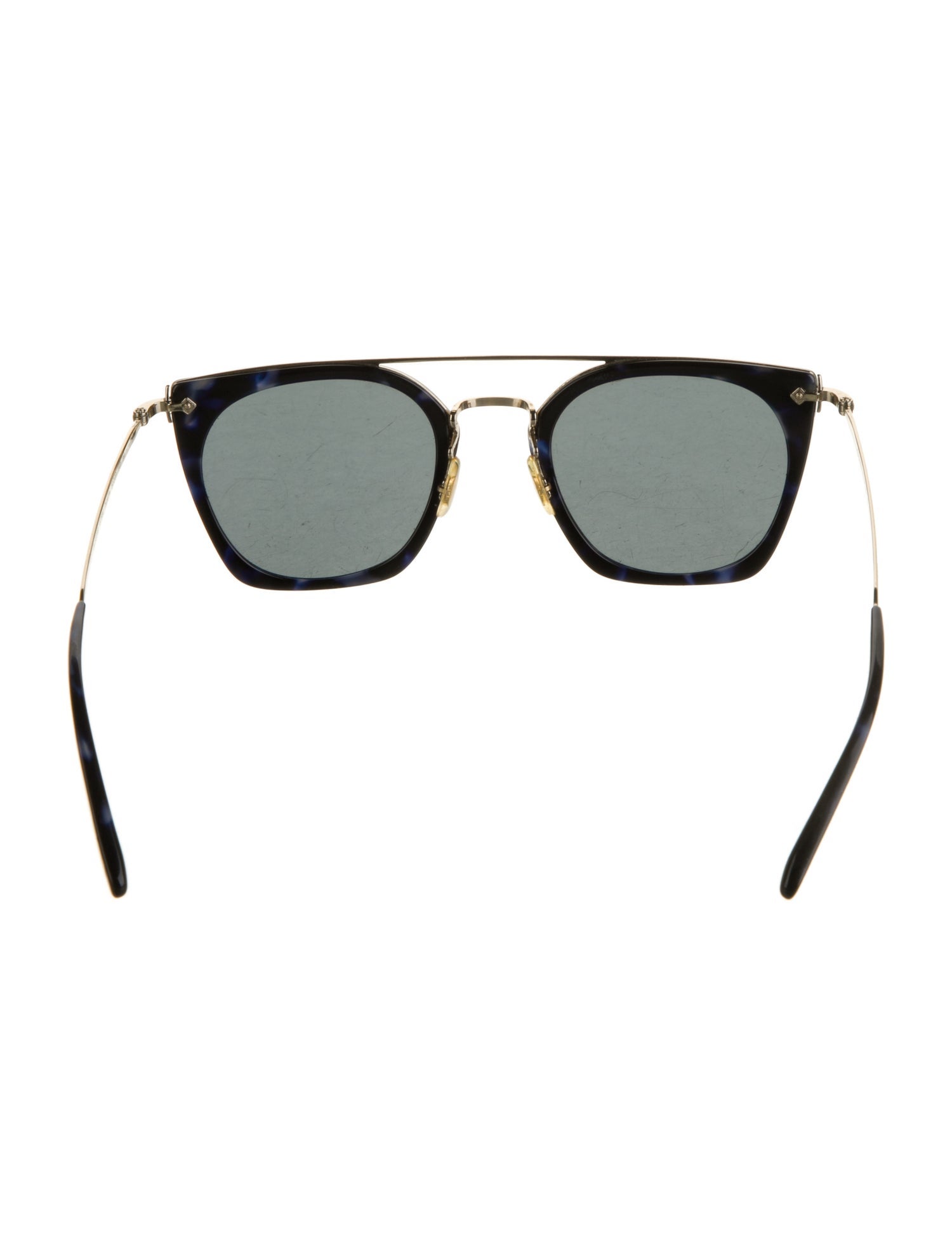 Oliver Peoples Square Mirrored Sunglasses