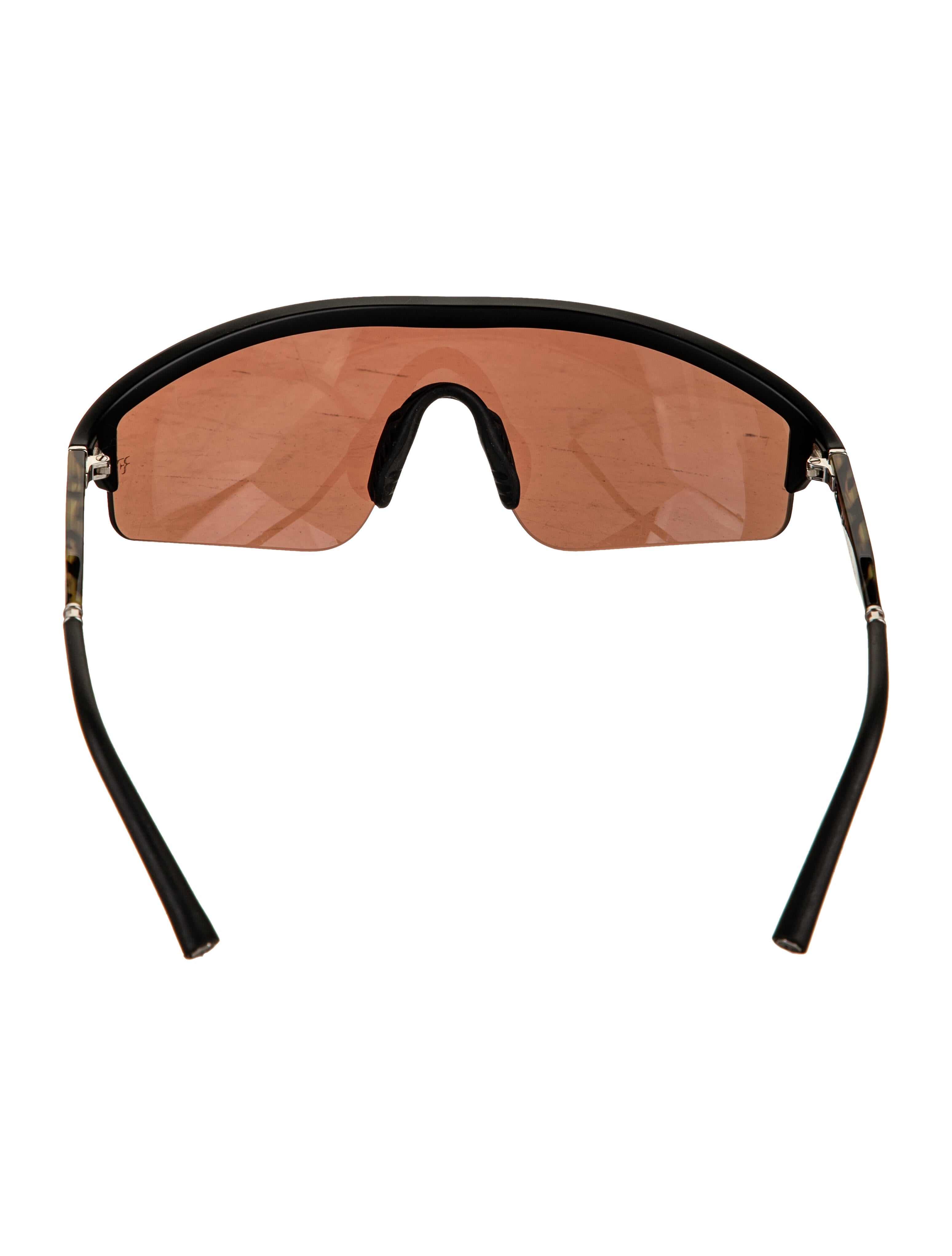 Oliver Peoples Shield Tinted Sunglasses