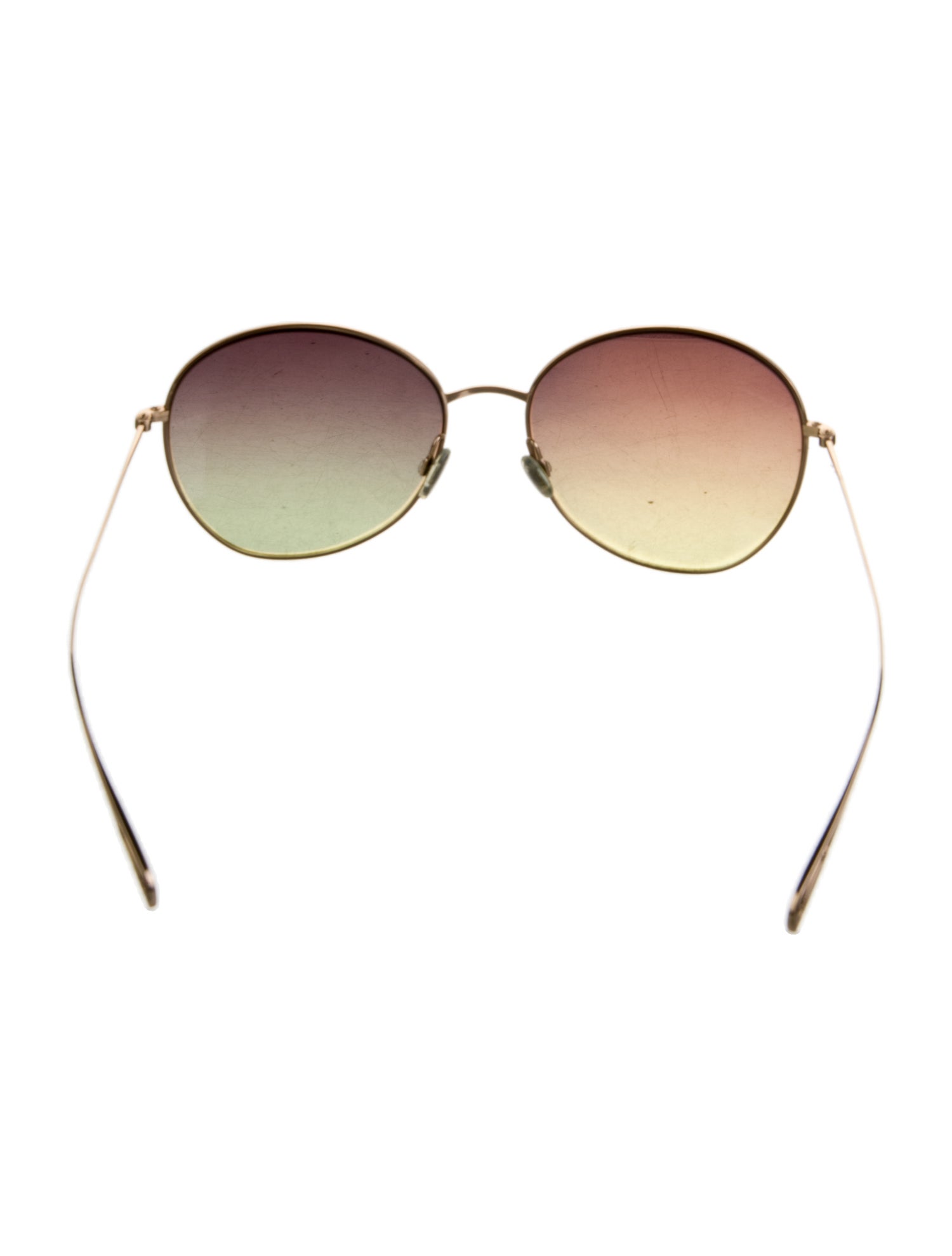 Oliver Peoples Round Tinted Sunglasses