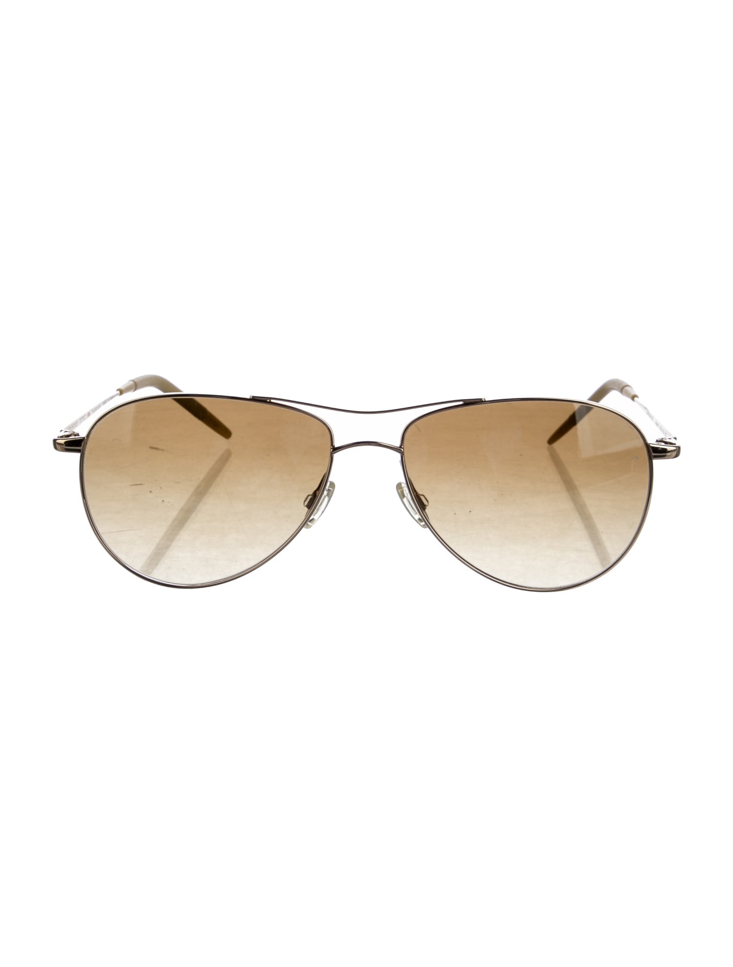 Oliver Peoples Aviator Gradient Sunglasses