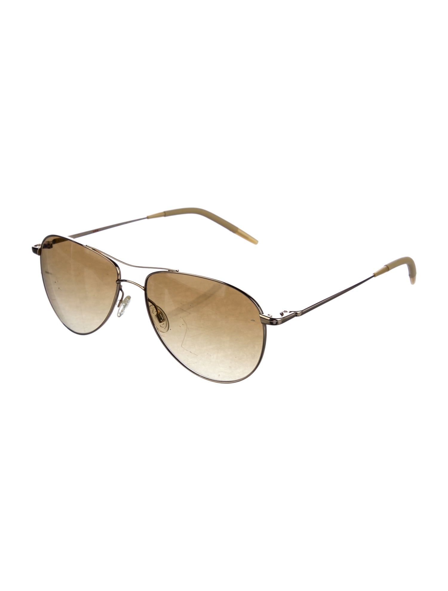 Oliver Peoples Aviator Gradient Sunglasses