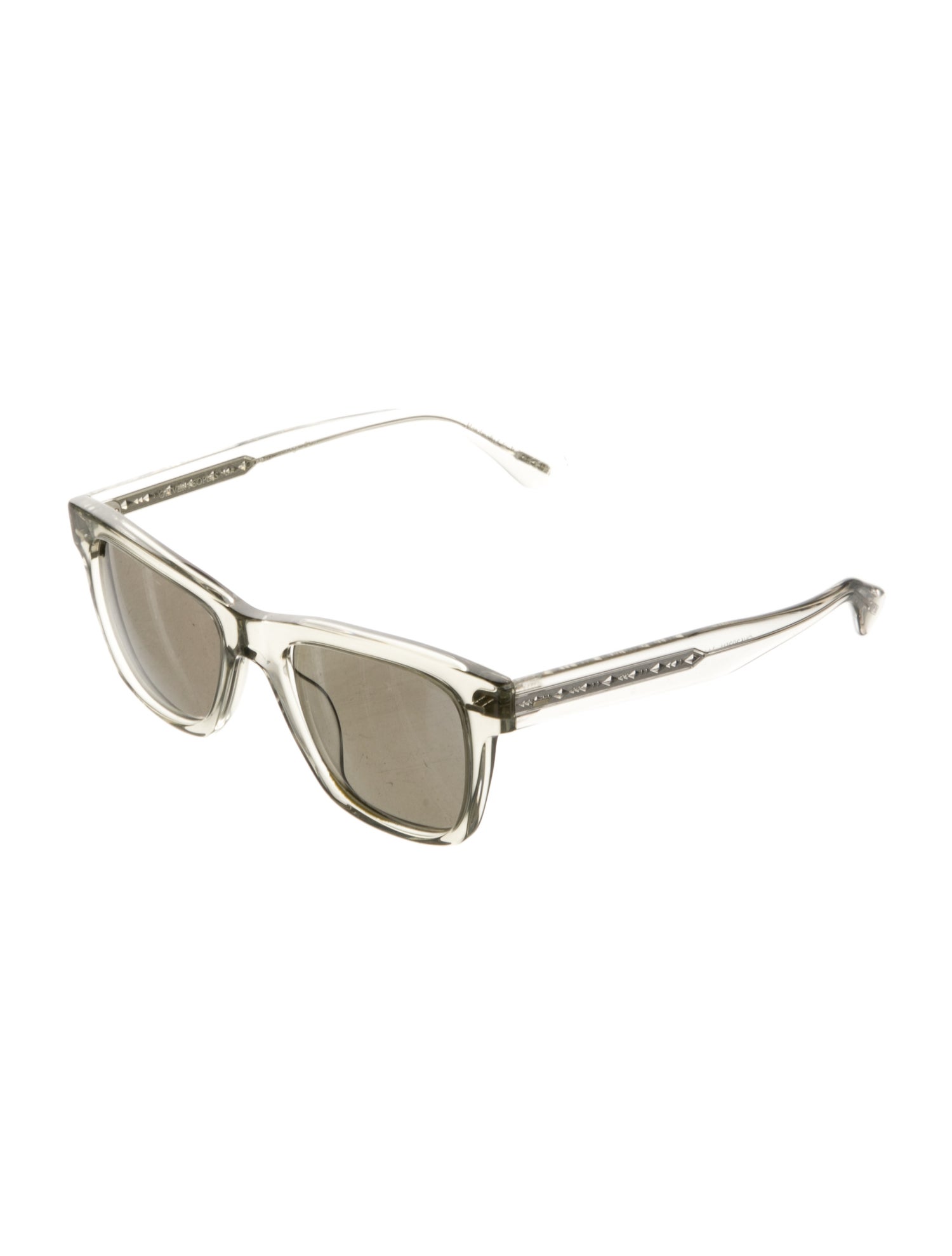 Oliver Peoples Wayfarer Mirrored Sunglasses