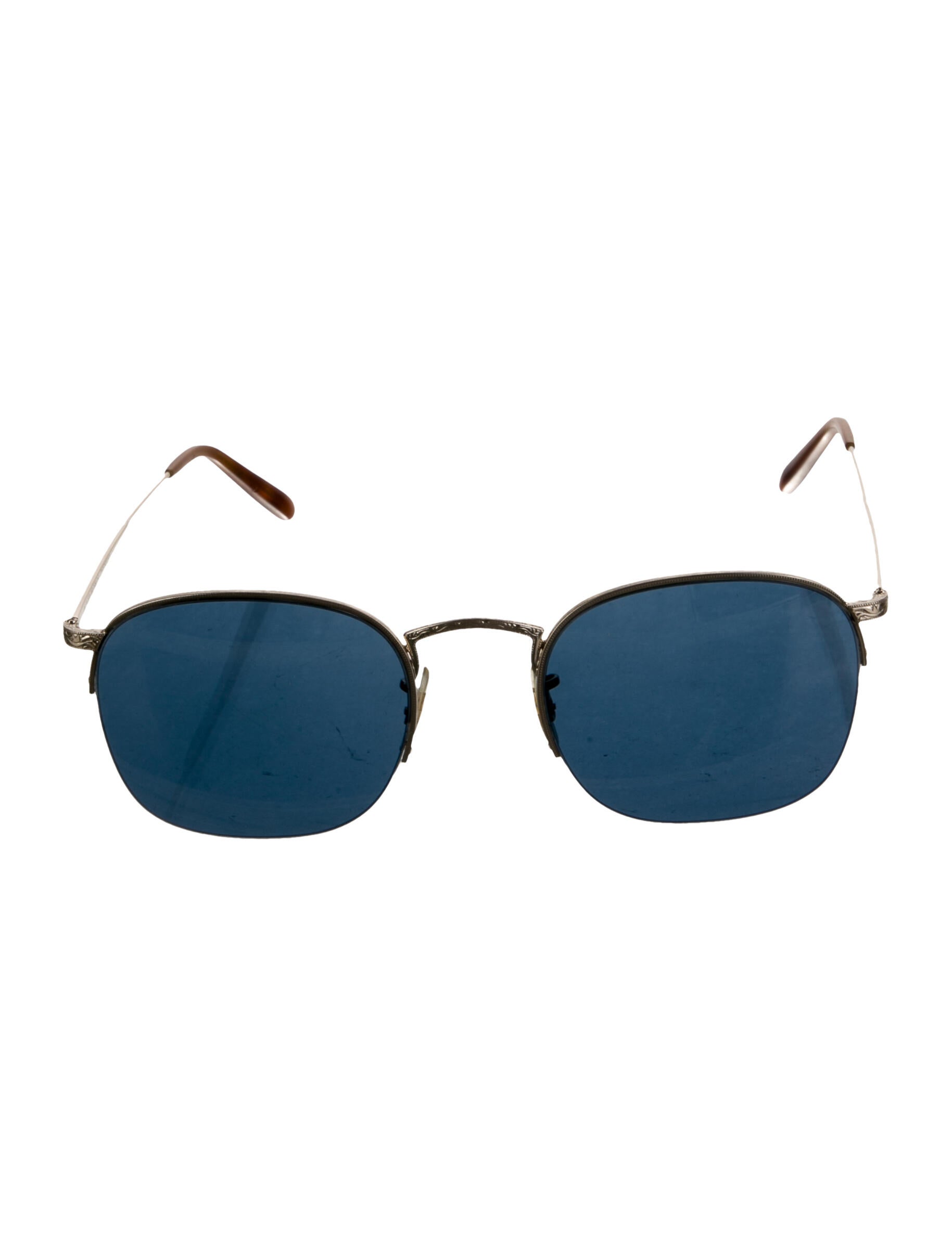 Oliver Peoples Square Mirrored Sunglasses