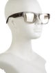 Oliver Peoples Square Mirrored Sunglasses