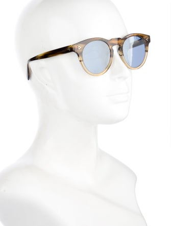 Oliver Peoples Round Tinted Sunglasses