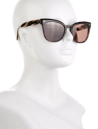 Oliver Peoples Wayfarer Tinted Sunglasses