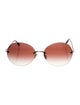 Oliver Peoples Aviator Gradient Sunglasses