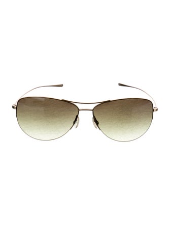 Oliver Peoples Aviator Gradient Sunglasses