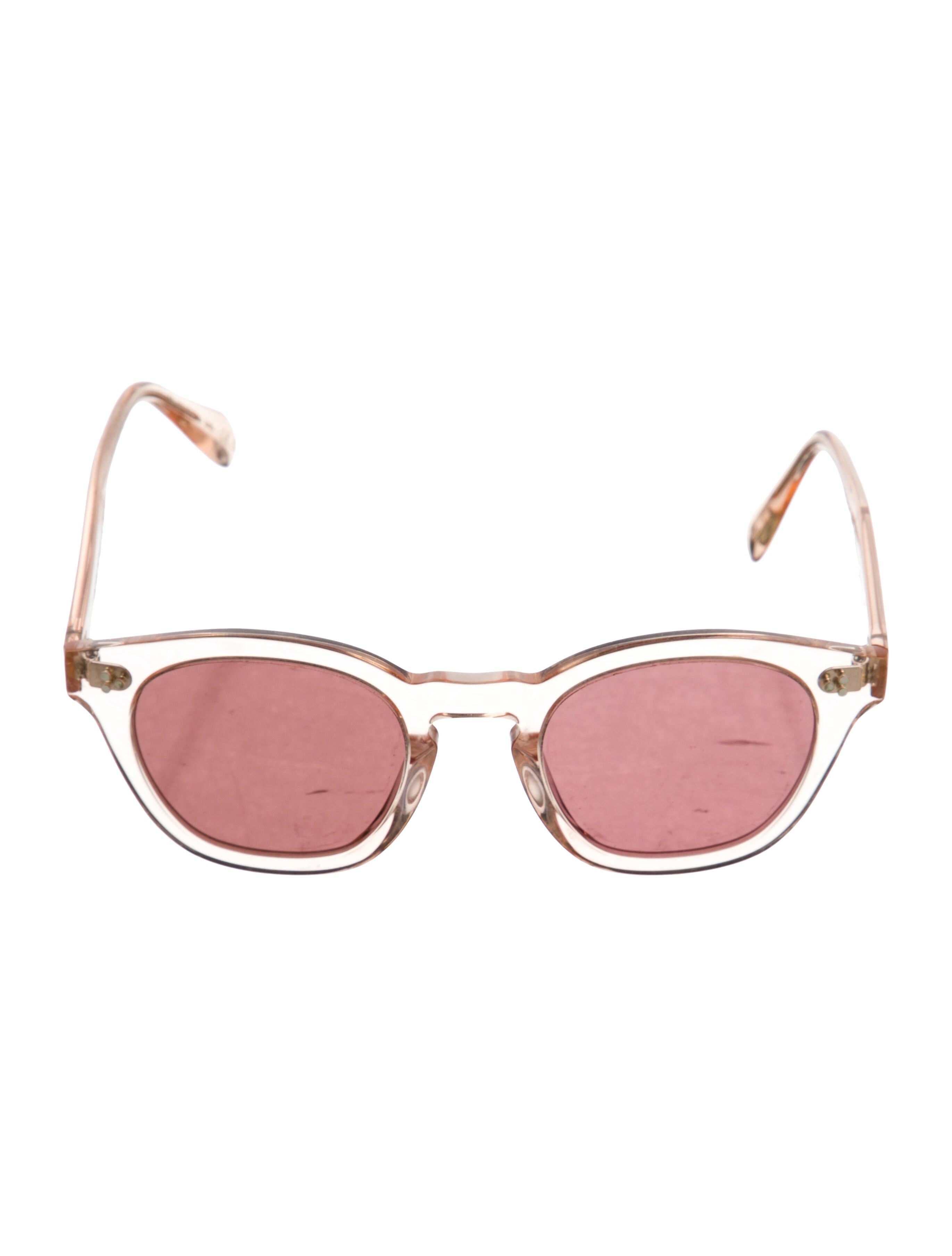 Oliver Peoples Square Tinted Sunglasses