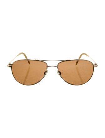 Oliver Peoples Aviator Tinted Sunglasses