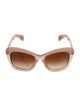 Oliver Peoples Cat-Eye Gradient Sunglasses